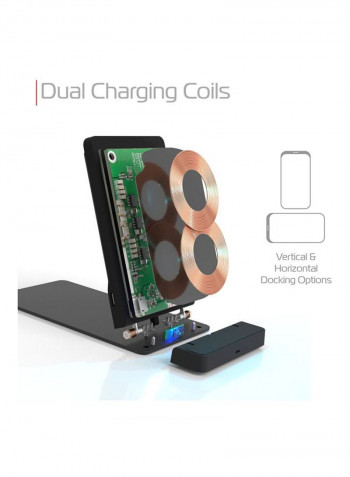 Multi-Angle Wireless Charger Black