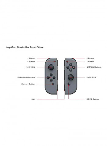 2-Piece Joycon Controller For Nintendo Switch