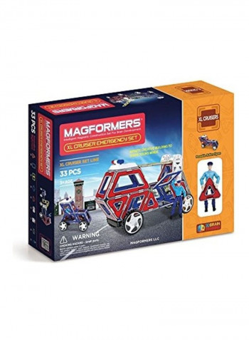 33-Piece XL Cruisers Emergency Set 17x12x3inch