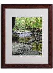 Crystal Rock Wooden Framed Wall Art Multicolour 16 x 20inch
