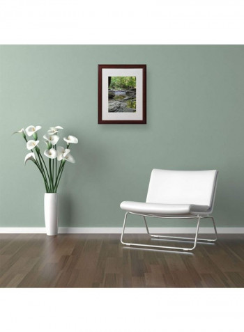 Crystal Rock Wooden Framed Wall Art Multicolour 16 x 20inch