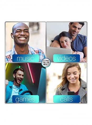 True Wireless Bluetooth Earbuds White