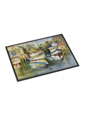 Fish Market Indoor/Outdoor Mat Multicolour 16 x 24inch