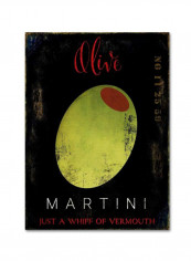 Olive Branch Iv Framed Wall Art multicolour 11 x 11inch