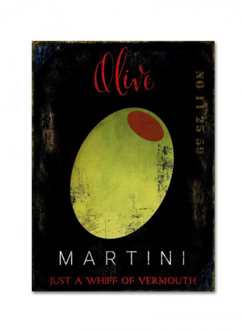 Olive Branch Iv Framed Wall Art multicolour 11 x 11inch