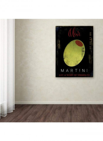 Olive Branch Iv Framed Wall Art multicolour 11 x 11inch