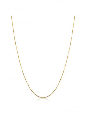 14K Gold Rope Chain Necklace