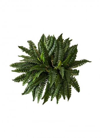 2-Piece Artificial Boston Fern Set Green 40inch