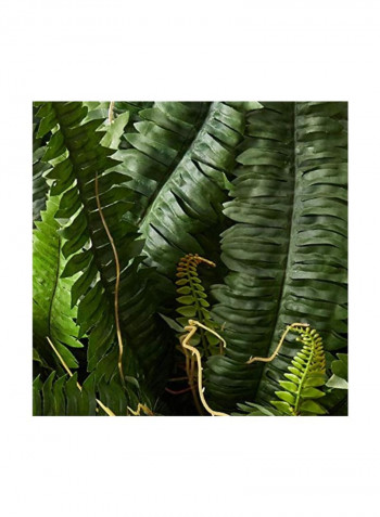 2-Piece Artificial Boston Fern Set Green 40inch