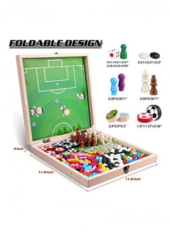 7-In-1 Foldable Board Game Set