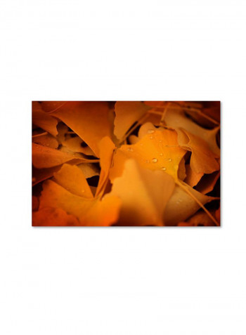 Divine Pearls Canvas Wall Art Yellow 12 x 19inch