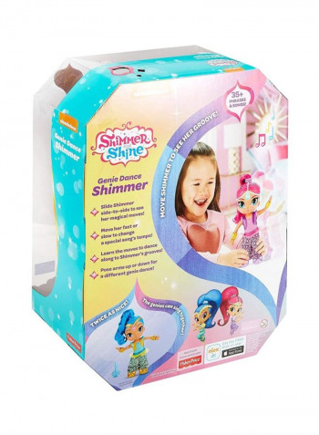 Nickelodeon Genie Dance Shimmer Doll 11.1x6inch