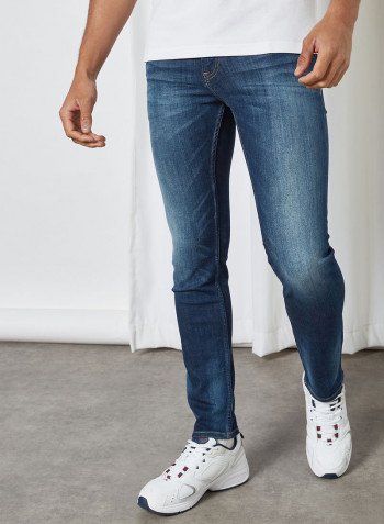 Scanton Slim Faded Jeans Canyon Db Str