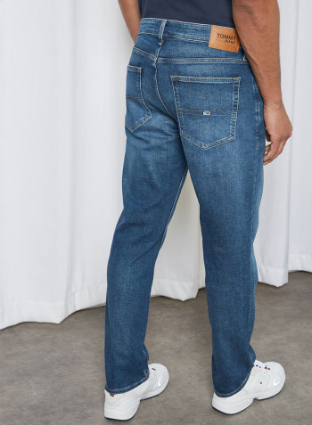 Straight Fit Jeans Blue