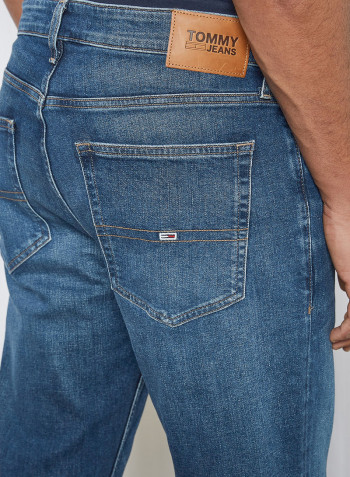 Straight Fit Jeans Blue