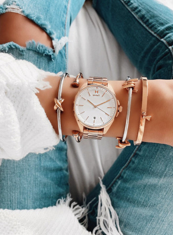 Women's Stainless Steel Analog Wrist Watch 28000002-D