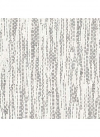 Montauk Collection Handmade Flatweave Cotton Area Rug Grey/Ivory 121.92centimeter