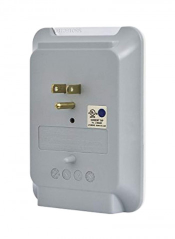6-Outlet Surge Protector Power Strip White 5.6x4x2.6inch