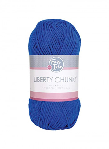 Liberty Chunky Yarn Royal 263yard