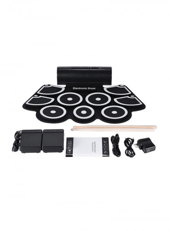 Portable Electronic Roll Up Drum Pad Set