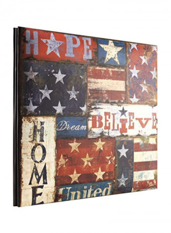 Americana Collection Scrapbook Album Red/Blue/Black