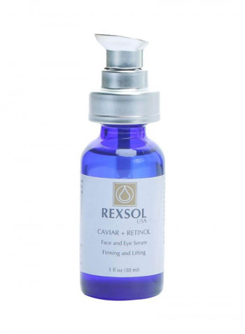 Caviar + Retinol Face And Eye Serum 30ml
