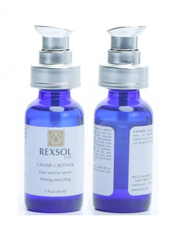 Caviar + Retinol Face And Eye Serum 30ml