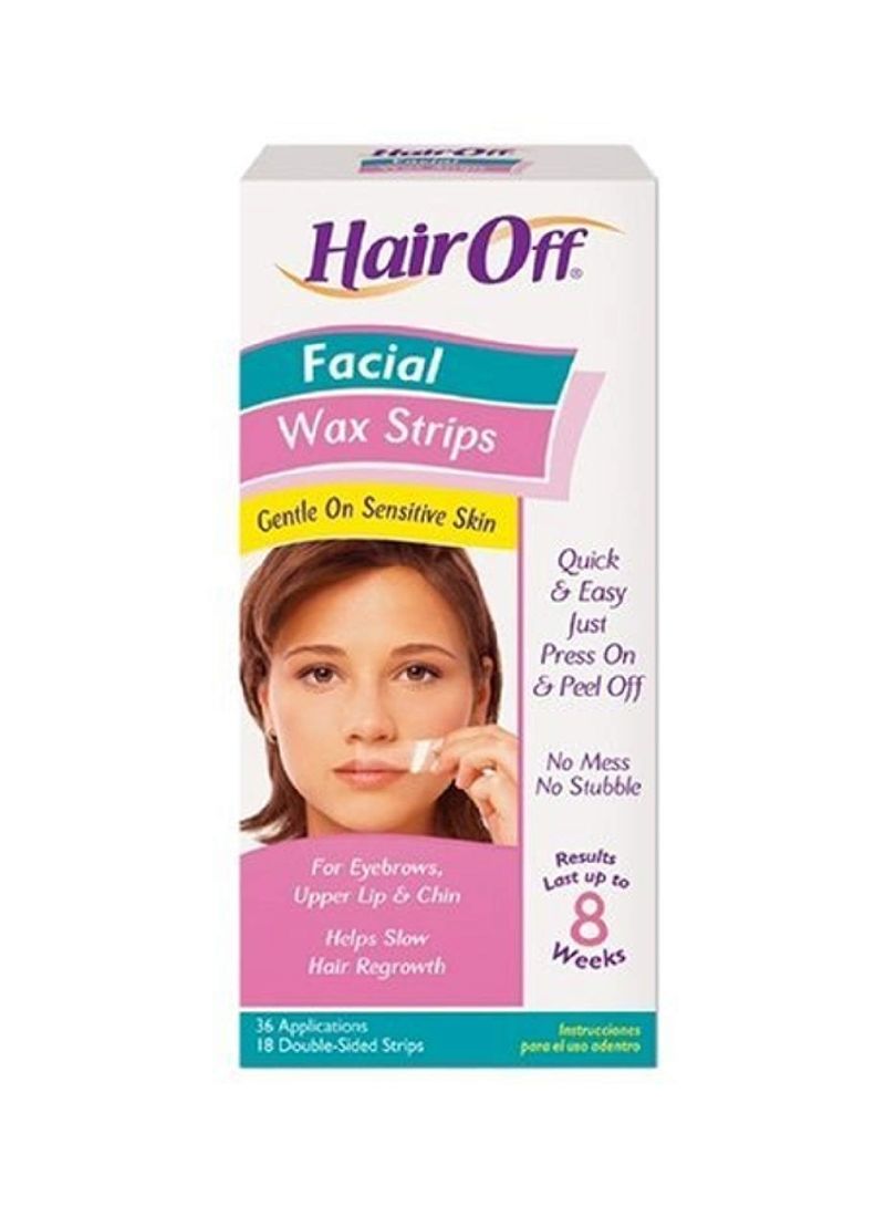 Pack Of 3 Facial Wax Strips Set