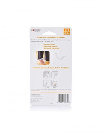 Sticky Back Fabric Tape White