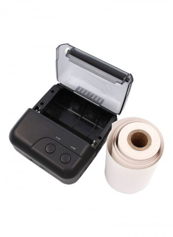 Portable Thermal Printer Black