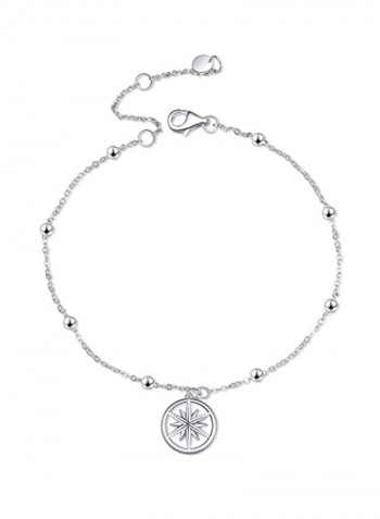 Compass Chaarm Metal Bracelet