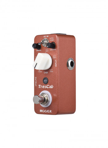 TresCab Cabinet Simulator Guitar Effect Pedal True Bypass