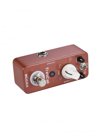 TresCab Cabinet Simulator Guitar Effect Pedal True Bypass