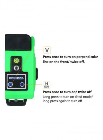 12 Lines Laser Level Tool Multicolour