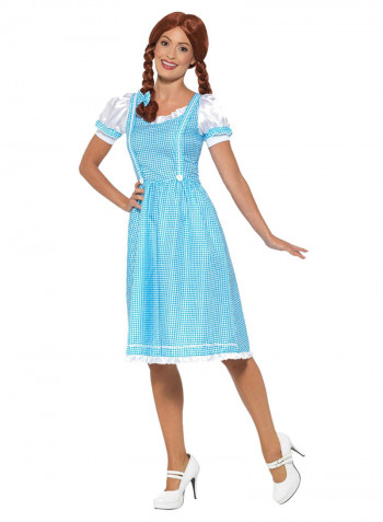 Kansas Country Costume With Hair Bows L