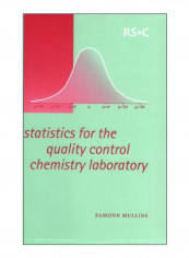 Statistics For The Quality Control Chemistry Laboratory Paperback