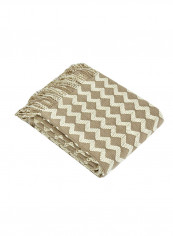 Geometry Print Tassel Throw Blanket Cotton Multicolour 120x220centimeter