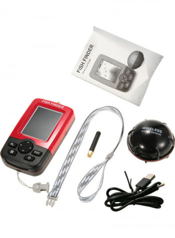 Wireless Sonar Sensor Transducer Fishfinder Kit 12.5x7.2x2.7cm