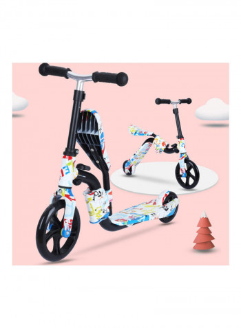 2-In-1 Adjustable Scooter and Balance Bike