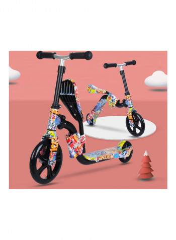 2-In-1 Adjustable Scooter and Balance Bike