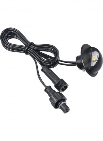 10-Piece LEDs Deck Lights Set White 21.6 x 6 x 16cm