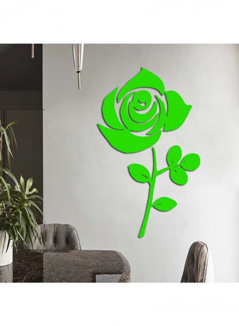 Rose Wall Sticker Green 60x90cm