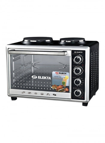 Countertop Electric Oven With Rotisserie 43L 43 l EBRO-444HP Black/Silver