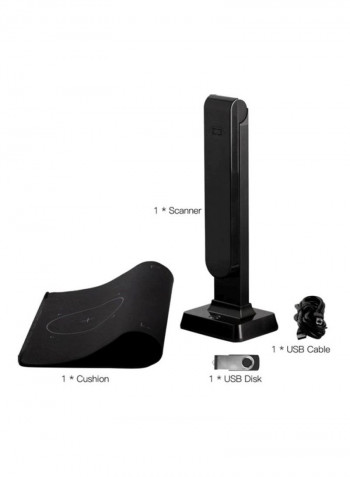 X500 High-Speed Document Camera Scanner 37.9x19.4x15.8cm Black