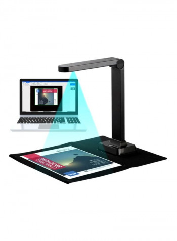 X500 High-Speed Document Camera Scanner 37.9x19.4x15.8cm Black