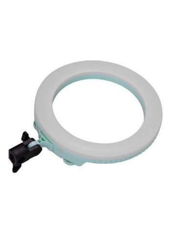 LED Ring Light with Phone Holder White/Blue