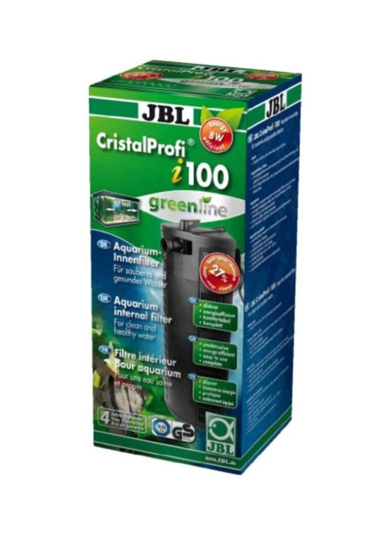 CristalProfi i100 Greenline Internal Filter Black