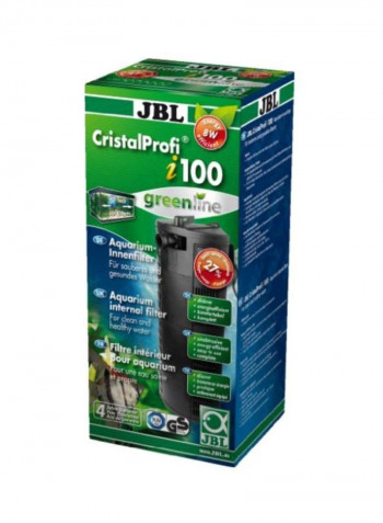 CristalProfi i100 Greenline Internal Filter Black
