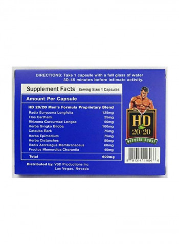 High Density Herbal Supplement - 10 Capsules