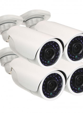 4-Piece Surveillance Camera Set